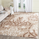 SAFAVIEH Florida Shag Niloufar Damask 1.2-inch Thick Rug