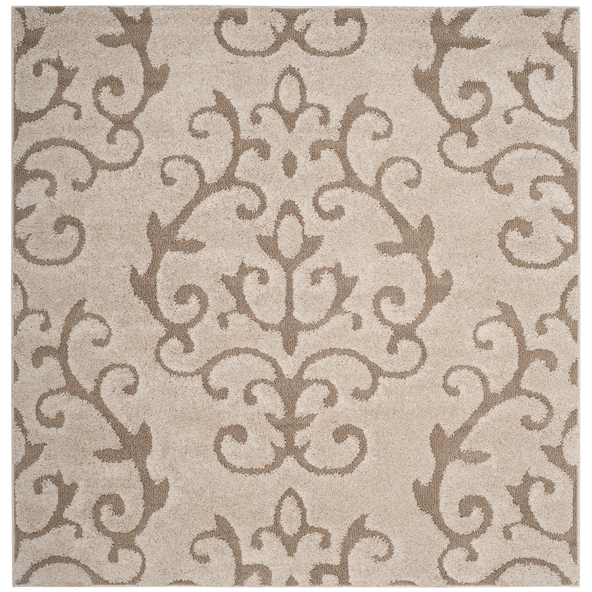 SAFAVIEH Florida Shag Tjabbe Scroll Area 1.2-inch Thick Rug