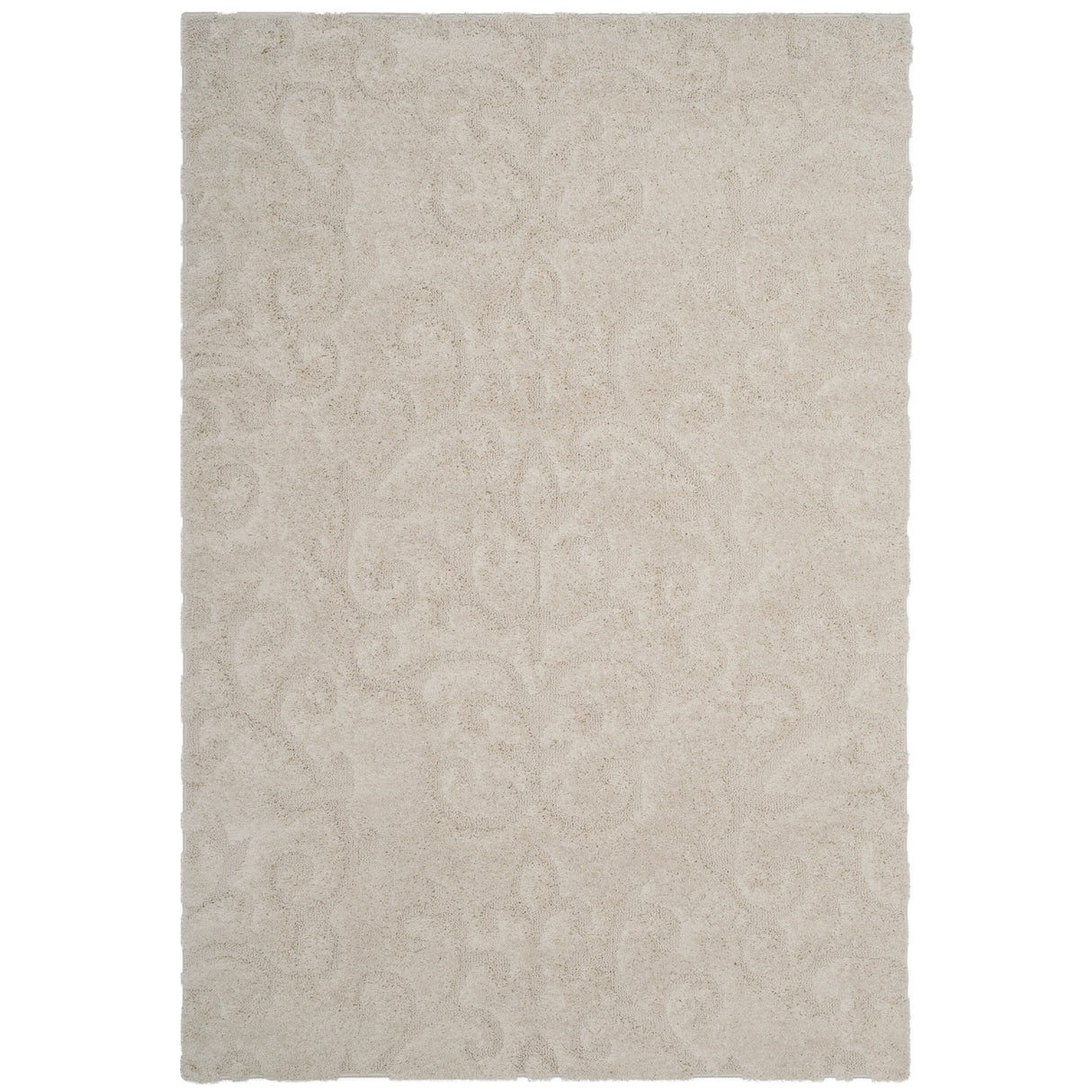 SAFAVIEH Florida Shag Tjabbe Scroll Area 1.2-inch Thick Rug