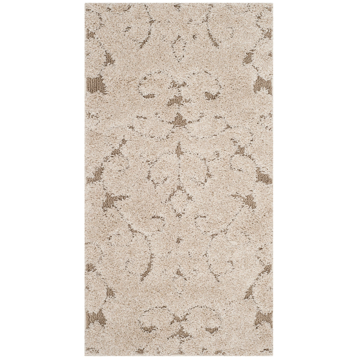 SAFAVIEH Florida Shag Tjabbe Scroll Area 1.2-inch Thick Rug