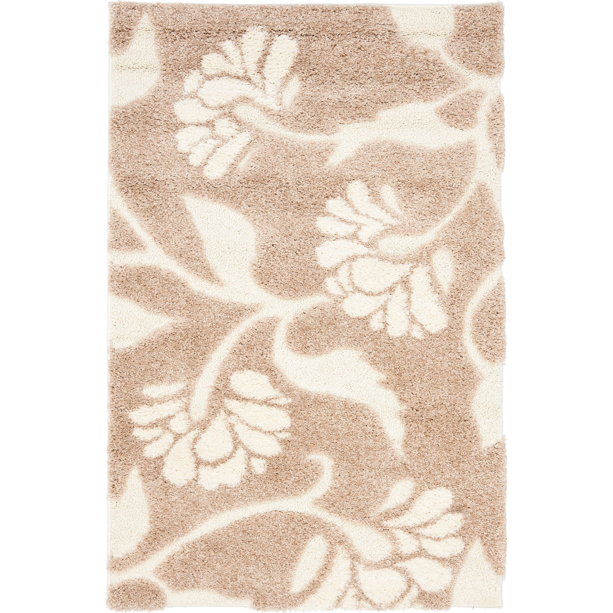 SAFAVIEH Florida Shag Veroniki Floral 1.2-inch Thick Rug