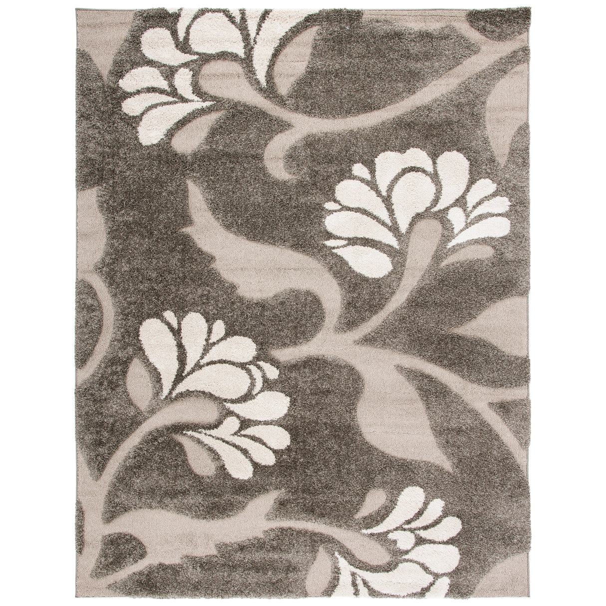 SAFAVIEH Florida Shag Veroniki Floral 1.2-inch Thick Rug