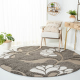 SAFAVIEH Florida Shag Veroniki Floral 1.2-inch Thick Rug