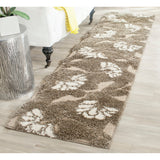 SAFAVIEH Florida Shag Veroniki Floral 1.2-inch Thick Rug