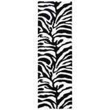 SAFAVIEH Florida Shag Vitchka Zebra Animal Print 1.2-inch Thick