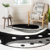 SAFAVIEH Florida Shag Wakaba Abstract 1.2-inch Thick Rug