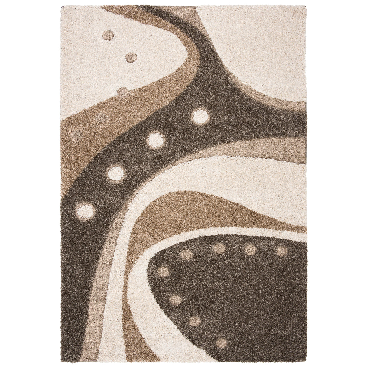 SAFAVIEH Florida Shag Wakaba Abstract 1.2-inch Thick Rug