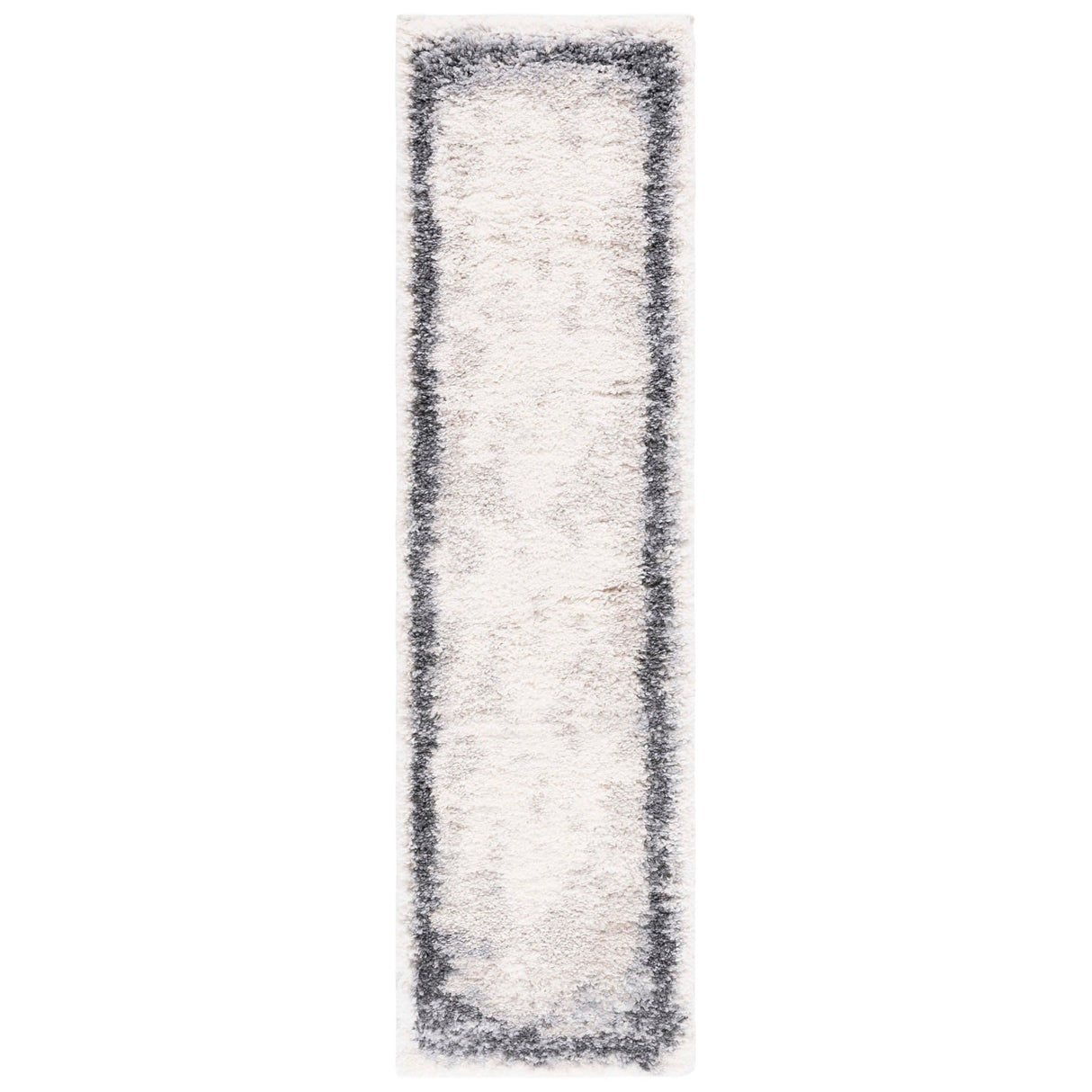 SAFAVIEH Fontana Shag Chihoko Modern Border 2-inch Thick Rug