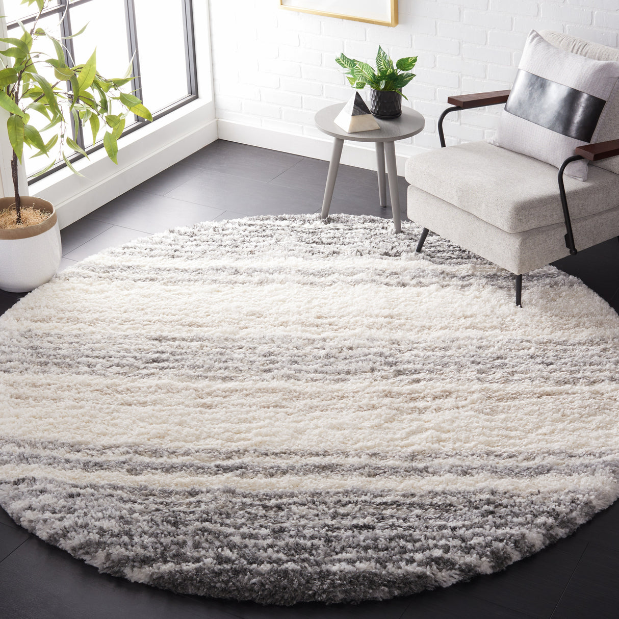 SAFAVIEH Fontana Shag Marinca Modern 2-inch Thick Rug