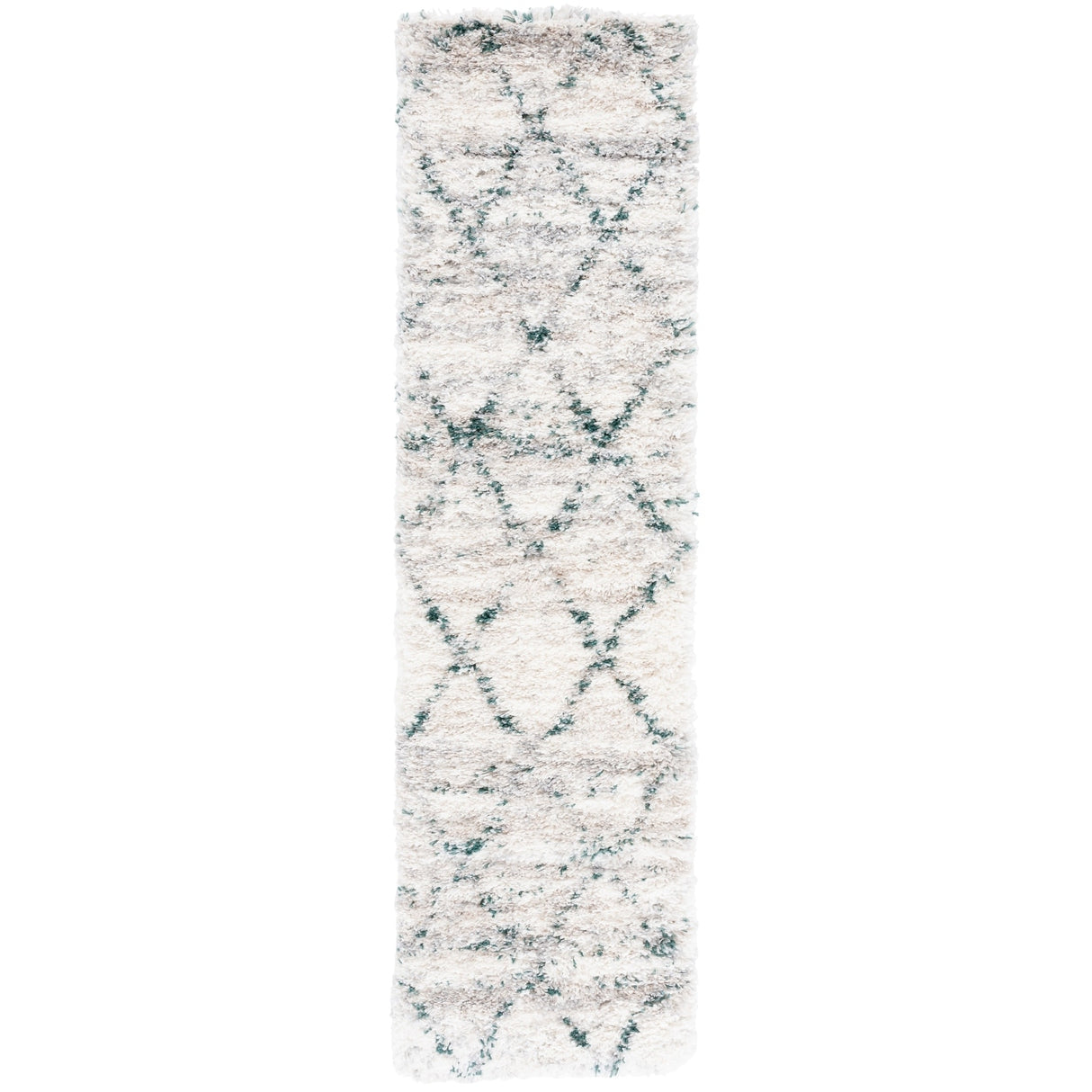 SAFAVIEH Fontana Shag Marye Modern Trellis 2-inch Thick Rug