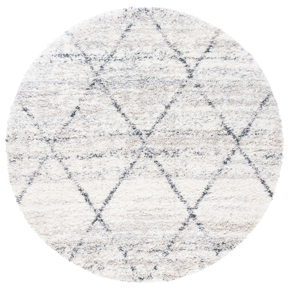 SAFAVIEH Fontana Shag Marye Modern Trellis 2-inch Thick Rug