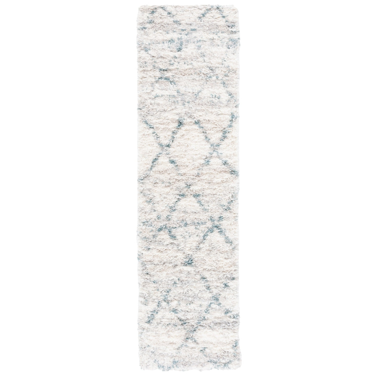 SAFAVIEH Fontana Shag Marye Modern Trellis 2-inch Thick Rug