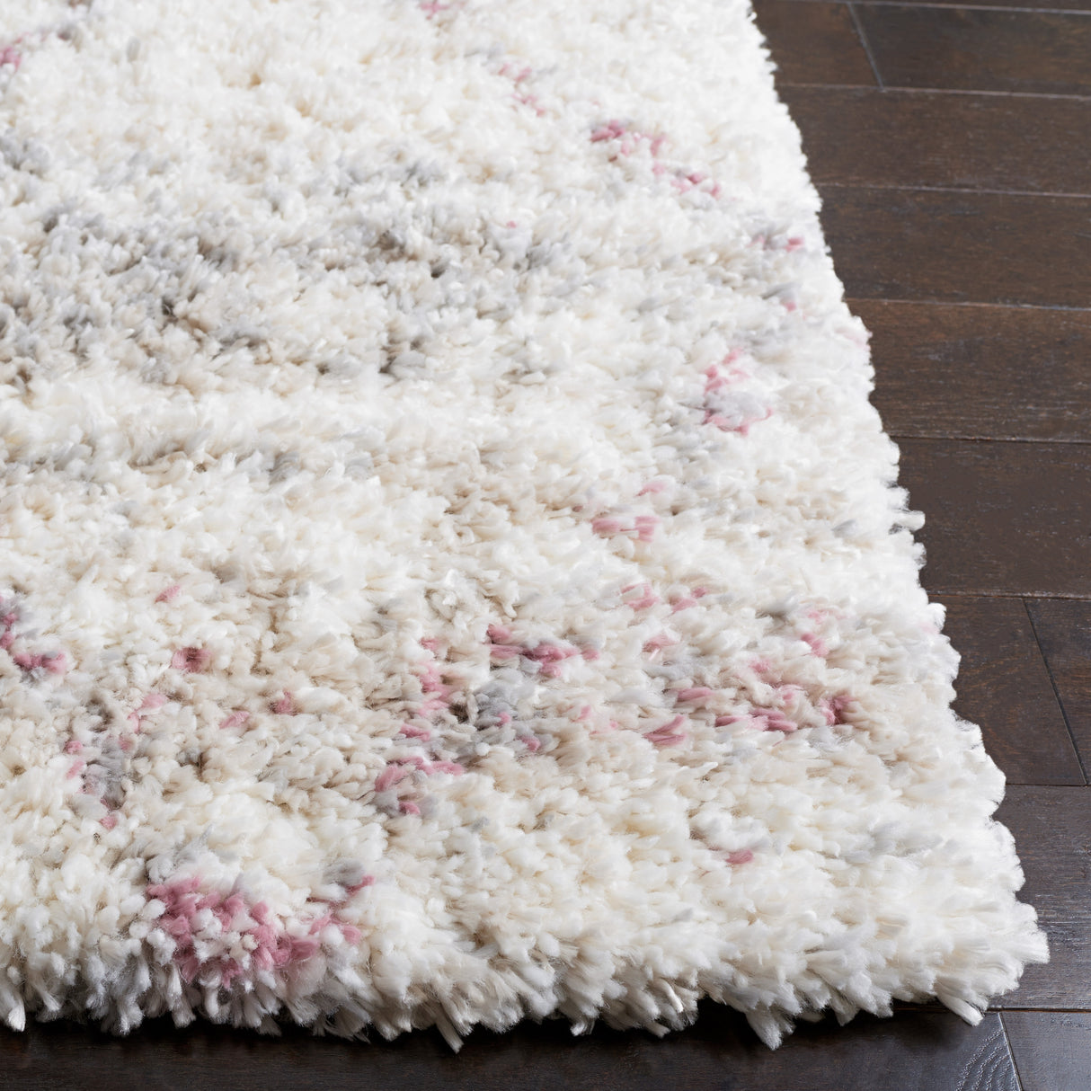 SAFAVIEH Fontana Shag Marye Modern Trellis 2-inch Thick Rug