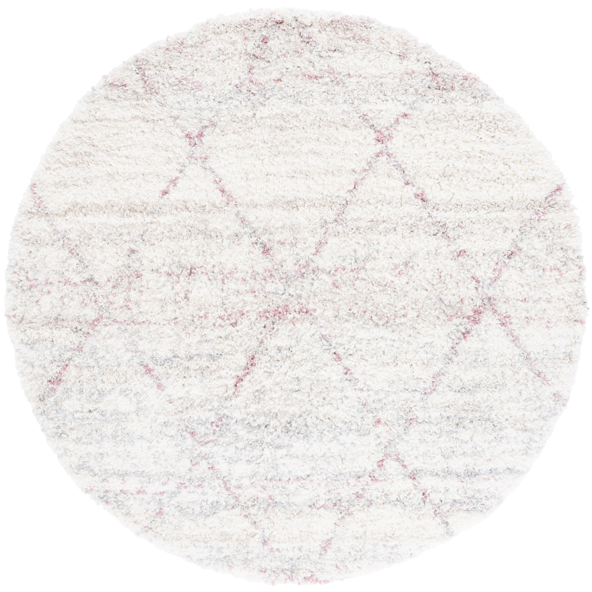 SAFAVIEH Fontana Shag Marye Modern Trellis 2-inch Thick Rug