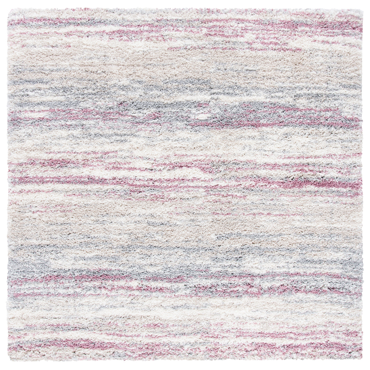 SAFAVIEH Fontana Shag Mevlide Modern Stripe 2-inch Thick Rug