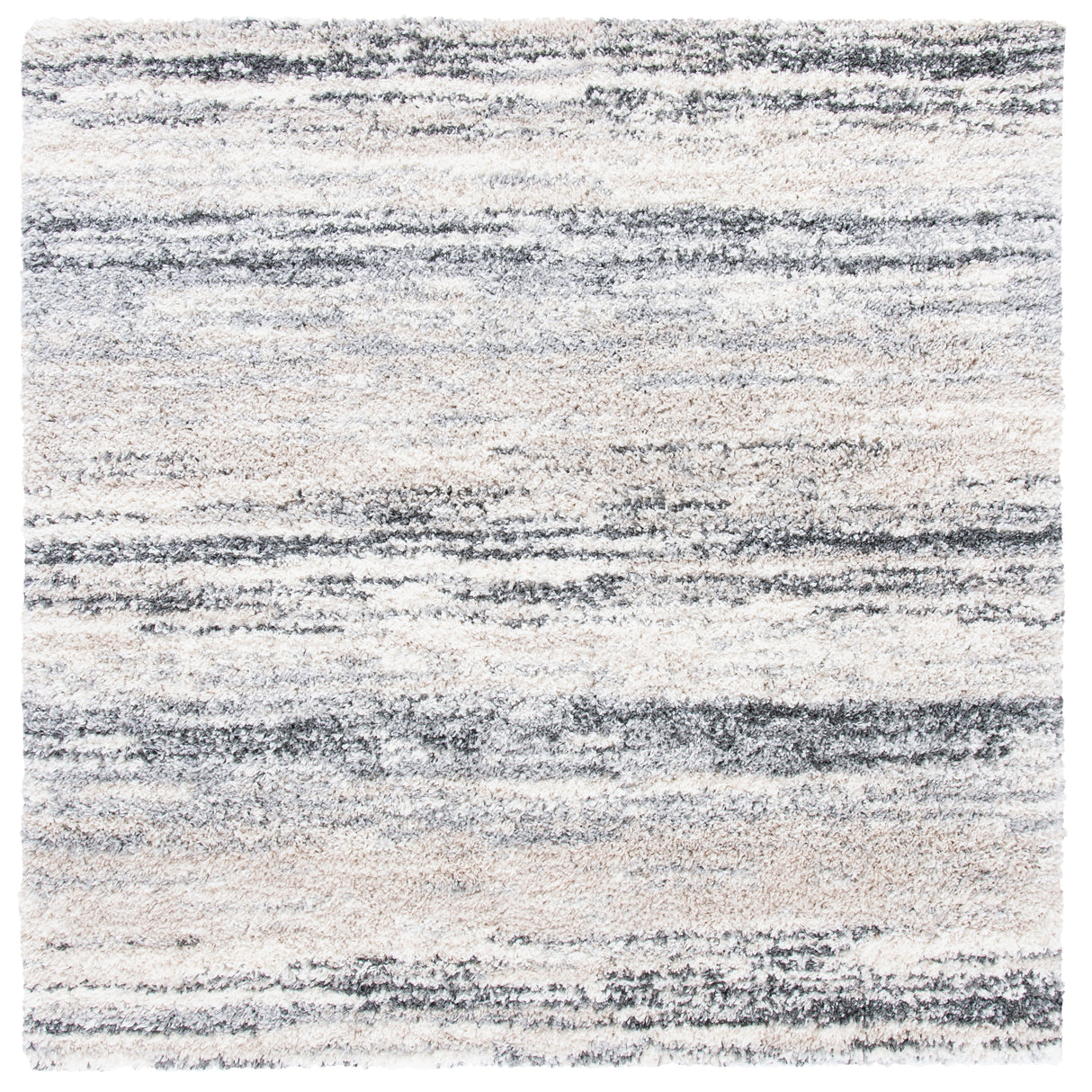 SAFAVIEH Fontana Shag Mevlide Modern Stripe 2-inch Thick Rug