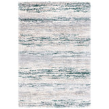 SAFAVIEH Fontana Shag Mevlide Modern Stripe 2-inch Thick Rug