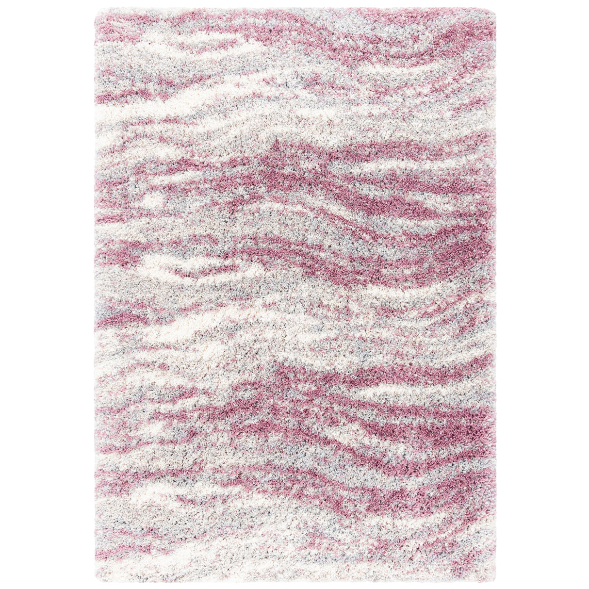 SAFAVIEH Fontana Shag Sigyn Modern Abstract 2-inch Thick Rug