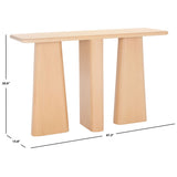 SAFAVIEH Fritzi 3-Leg Console Table - 47.3 In. W x 15.8 In. D x 30 In. H - 47Wx16Dx30H