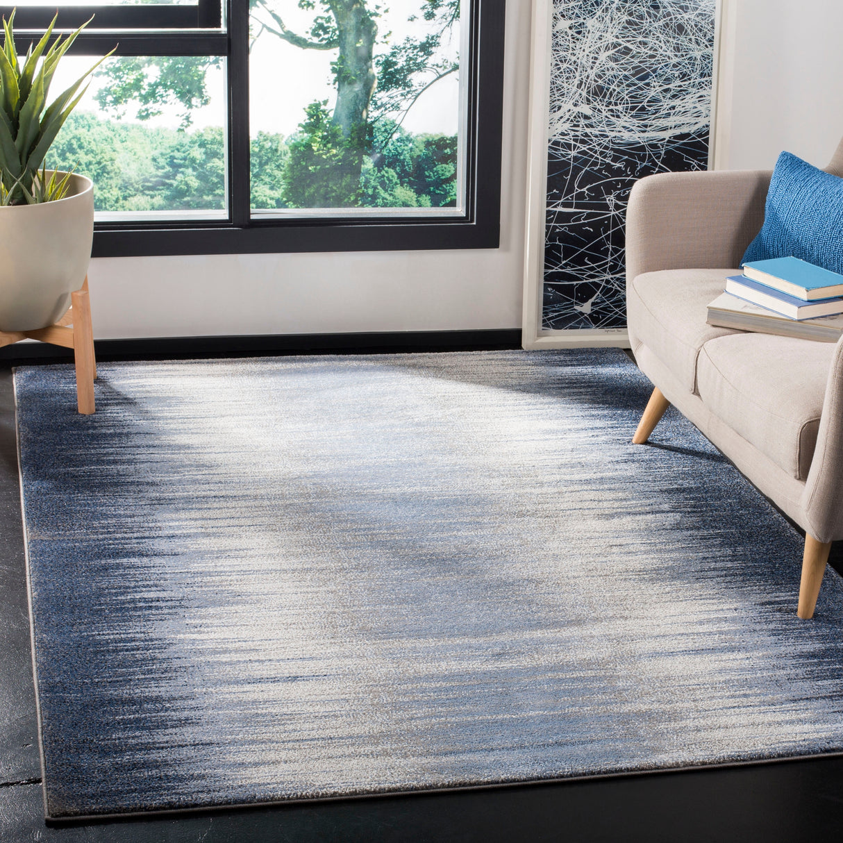 SAFAVIEH Galaxy Hervor Ombre Modern Contemporary Rug