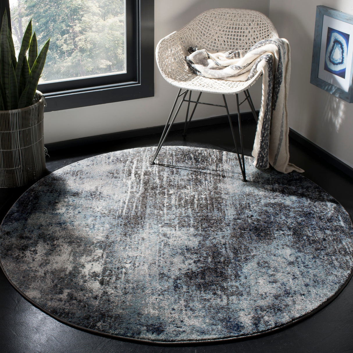 SAFAVIEH Galaxy Valdemara Modern Abstract Rug