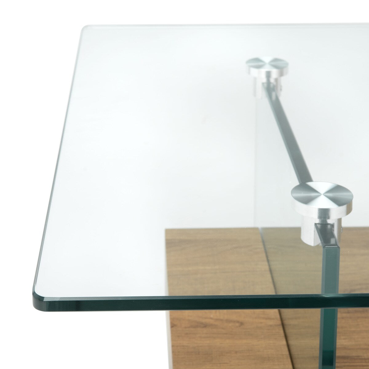 SAFAVIEH Gennie Modern Glass Coffee Table - 43.3" x 23.6" x 16.5" - 43Wx24Dx17H