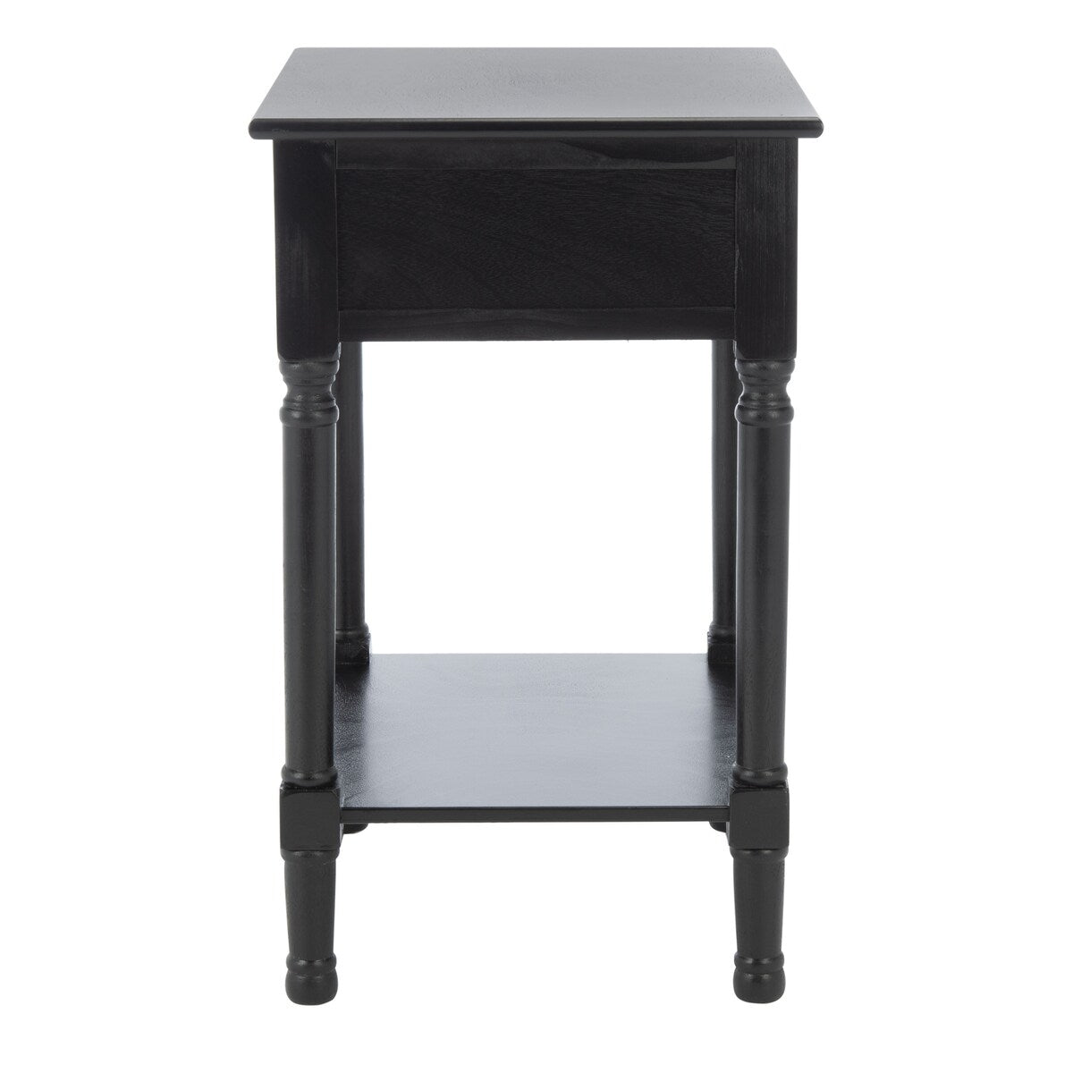 SAFAVIEH Genny 1-Drawer Bottom Shelf Accent Table - 19" W x 15.8" L x 26" H - 19Wx16Dx26H