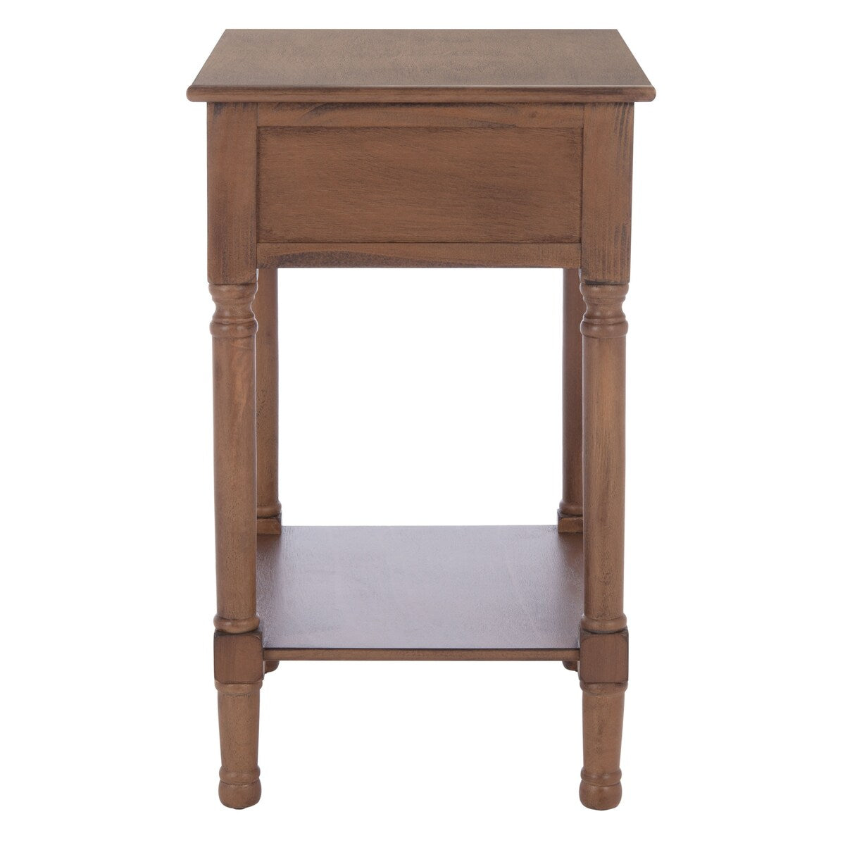 SAFAVIEH Genny 1-Drawer Bottom Shelf Accent Table - 19" W x 15.8" L x 26" H - 19Wx16Dx26H