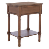 SAFAVIEH Genny 1-Drawer Bottom Shelf Accent Table - 19" W x 15.8" L x 26" H - 19Wx16Dx26H