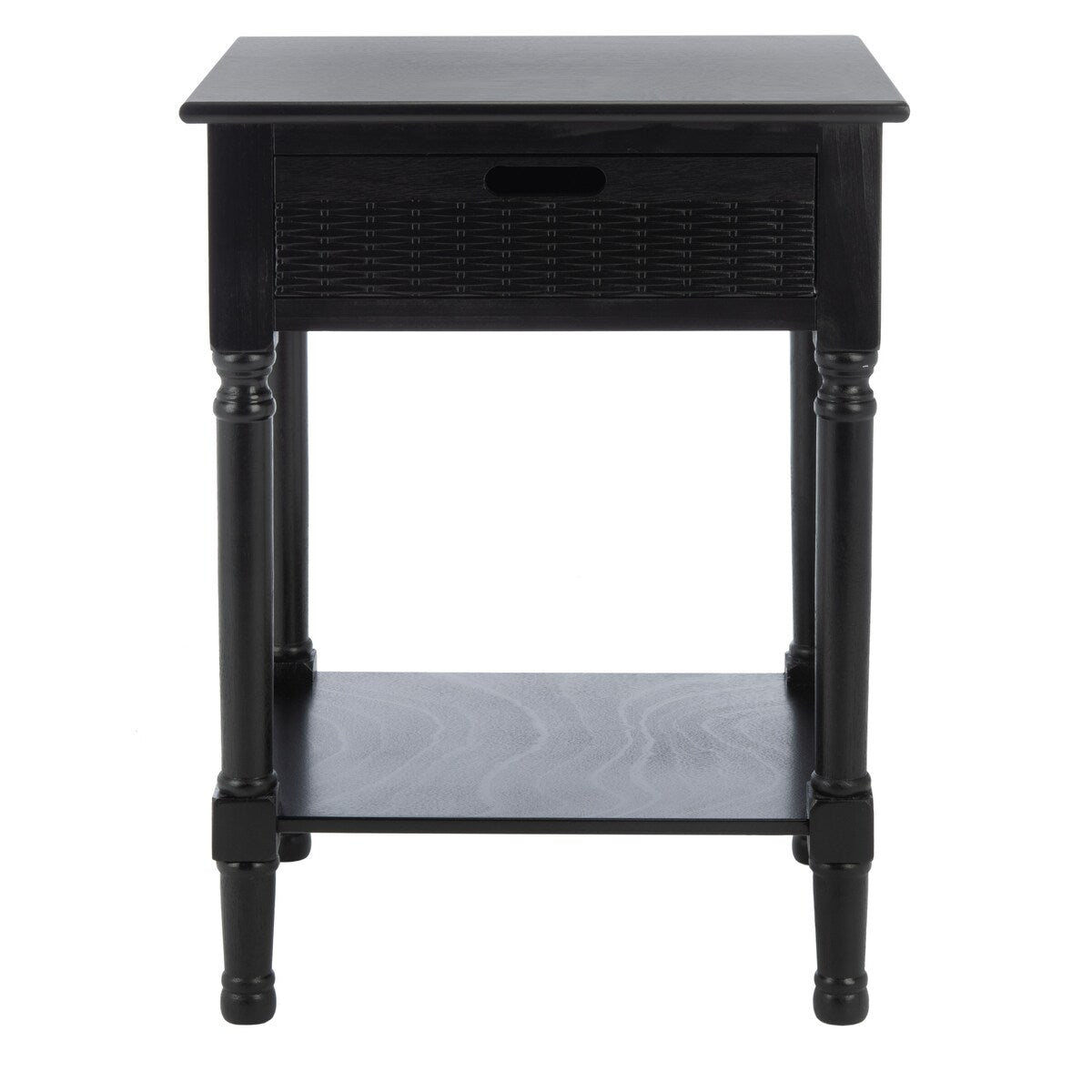 SAFAVIEH Genny 1-Drawer Bottom Shelf Accent Table - 19" W x 15.8" L x 26" H - 19Wx16Dx26H