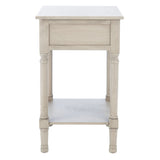 SAFAVIEH Genny 1-Drawer Bottom Shelf Accent Table - 19" W x 15.8" L x 26" H - 19Wx16Dx26H