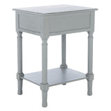 SAFAVIEH Genny 1-Drawer Bottom Shelf Accent Table - 19" W x 15.8" L x 26" H - 19Wx16Dx26H