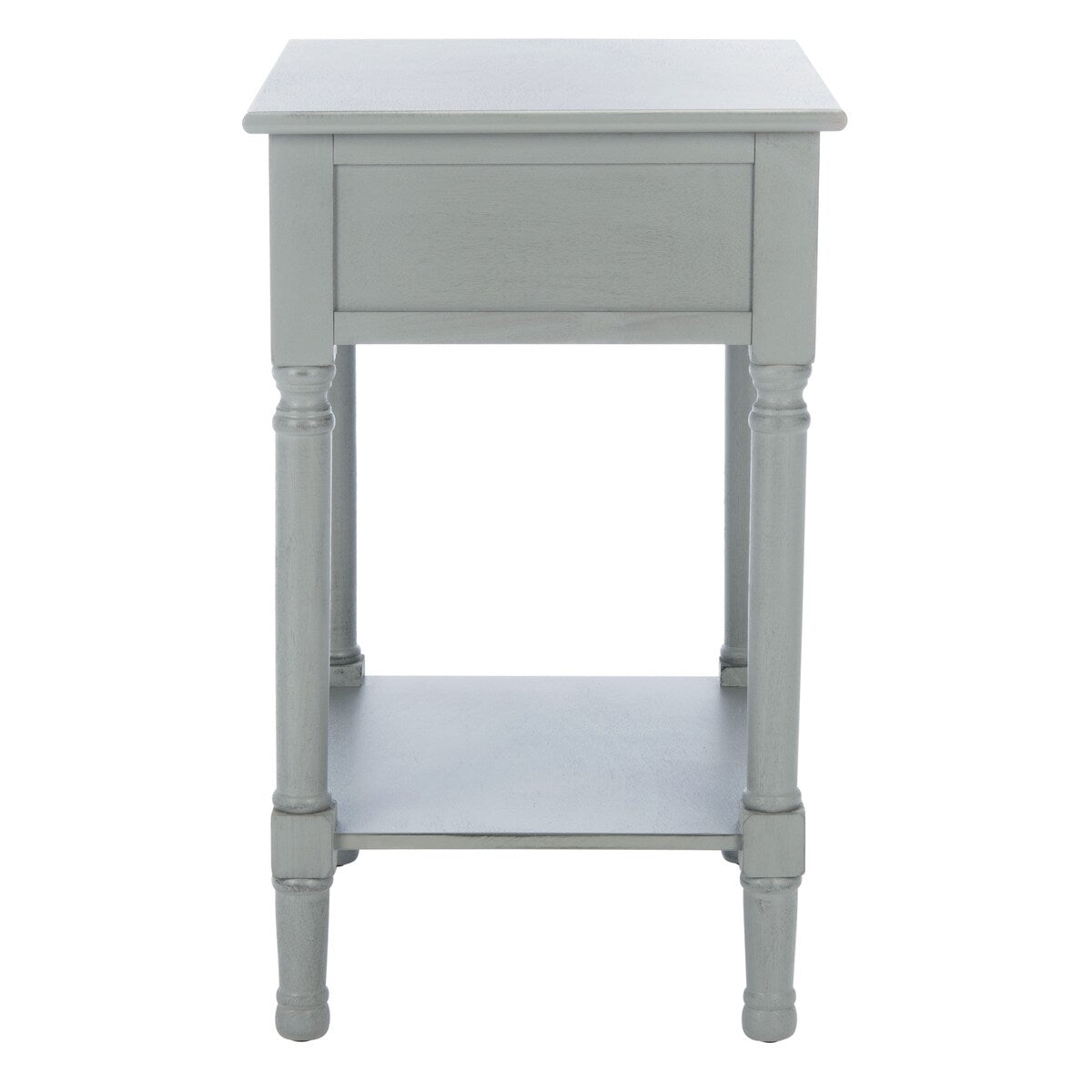 SAFAVIEH Genny 1-Drawer Bottom Shelf Accent Table - 19" W x 15.8" L x 26" H - 19Wx16Dx26H