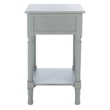 SAFAVIEH Genny 1-Drawer Bottom Shelf Accent Table - 19" W x 15.8" L x 26" H - 19Wx16Dx26H