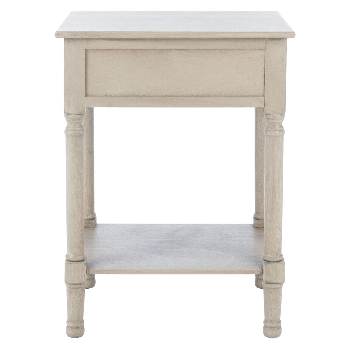 SAFAVIEH Genny 1-Drawer Bottom Shelf Accent Table - 19" W x 15.8" L x 26" H - 19Wx16Dx26H