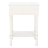 SAFAVIEH Genny 1-Drawer Bottom Shelf Accent Table - 19" W x 15.8" L x 26" H - 19Wx16Dx26H