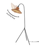 SAFAVIEH Georgette Modern Boho 62-inch Tripod Floor Lamp (LED Bulb Included) - 31 In. W x 24 In. D x 63.75 In. H