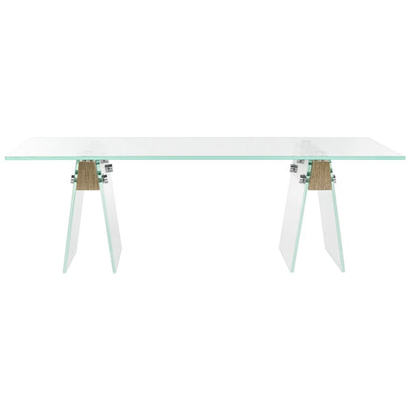 SAFAVIEH Gesine Modern Glass Coffee Table - 51Wx28Dx16H