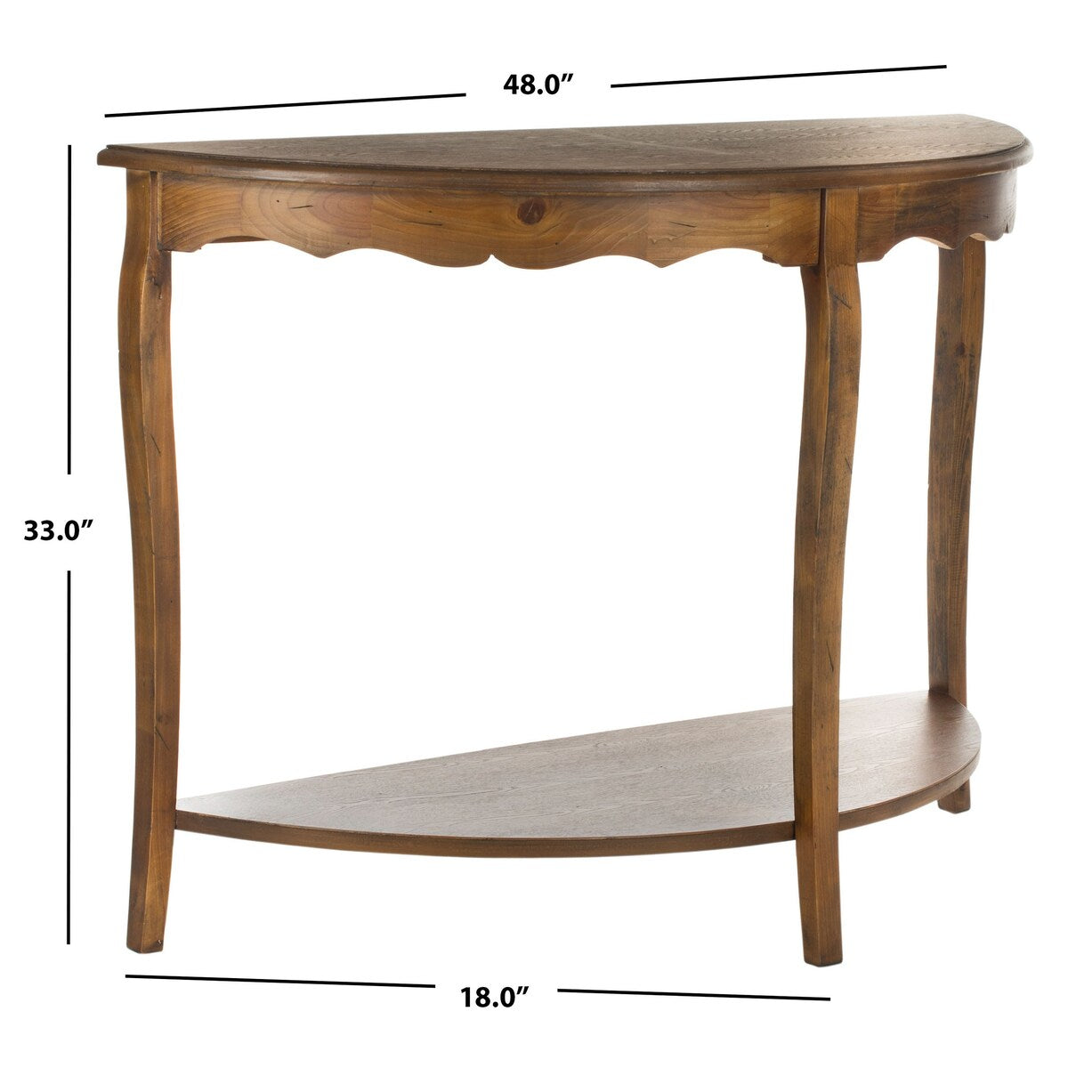 SAFAVIEH Getulia Console Table- 48" x 18" x 33" - 48Wx18Dx33H