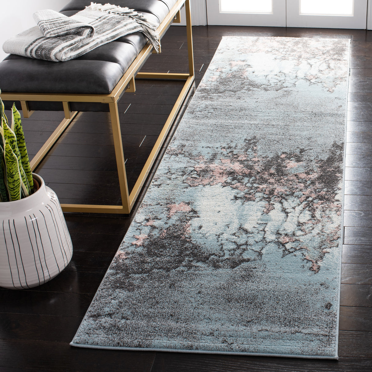 SAFAVIEH Glacier Bertille Modern Abstract Rug