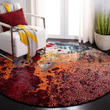 SAFAVIEH Glacier Honey Watercolor Modern Abstract Rug