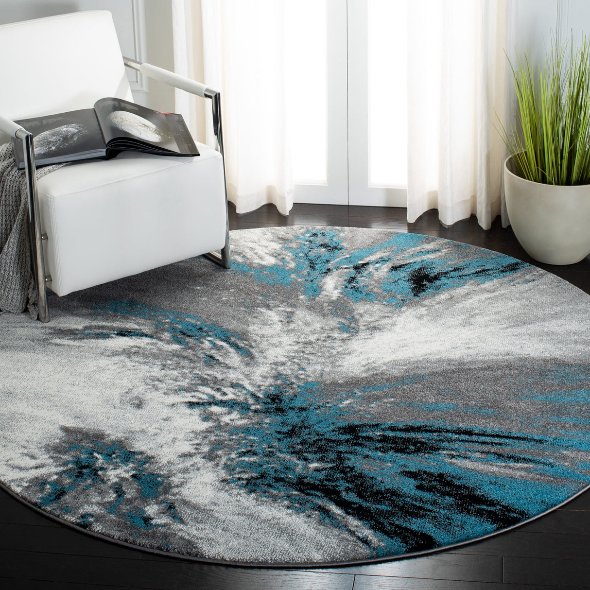 SAFAVIEH Glacier Neliha Modern Abstract Rug