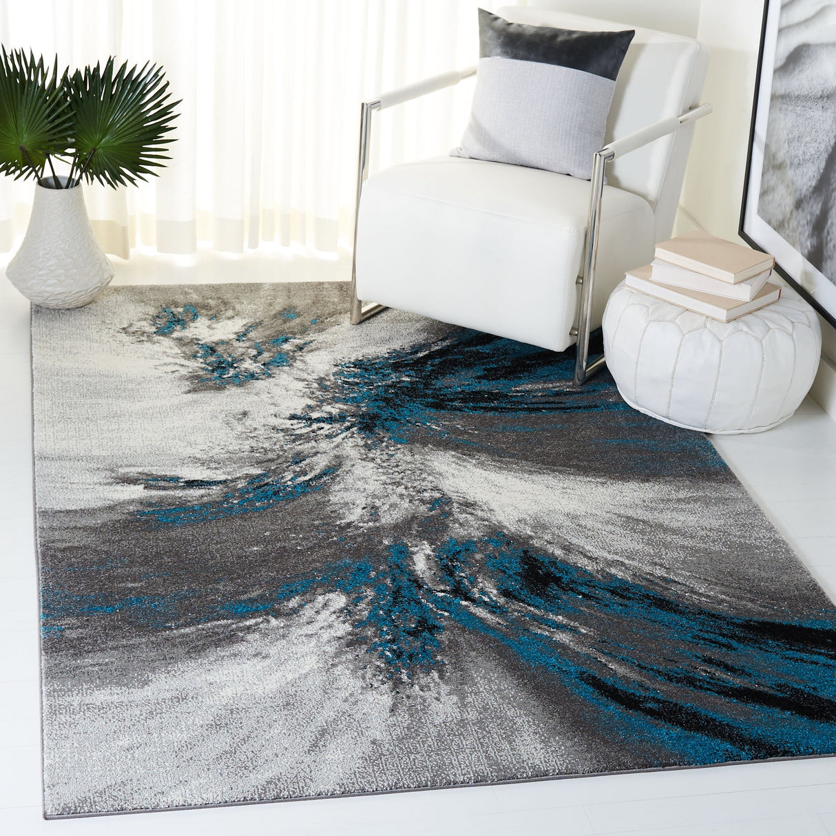 SAFAVIEH Glacier Neliha Modern Abstract Rug