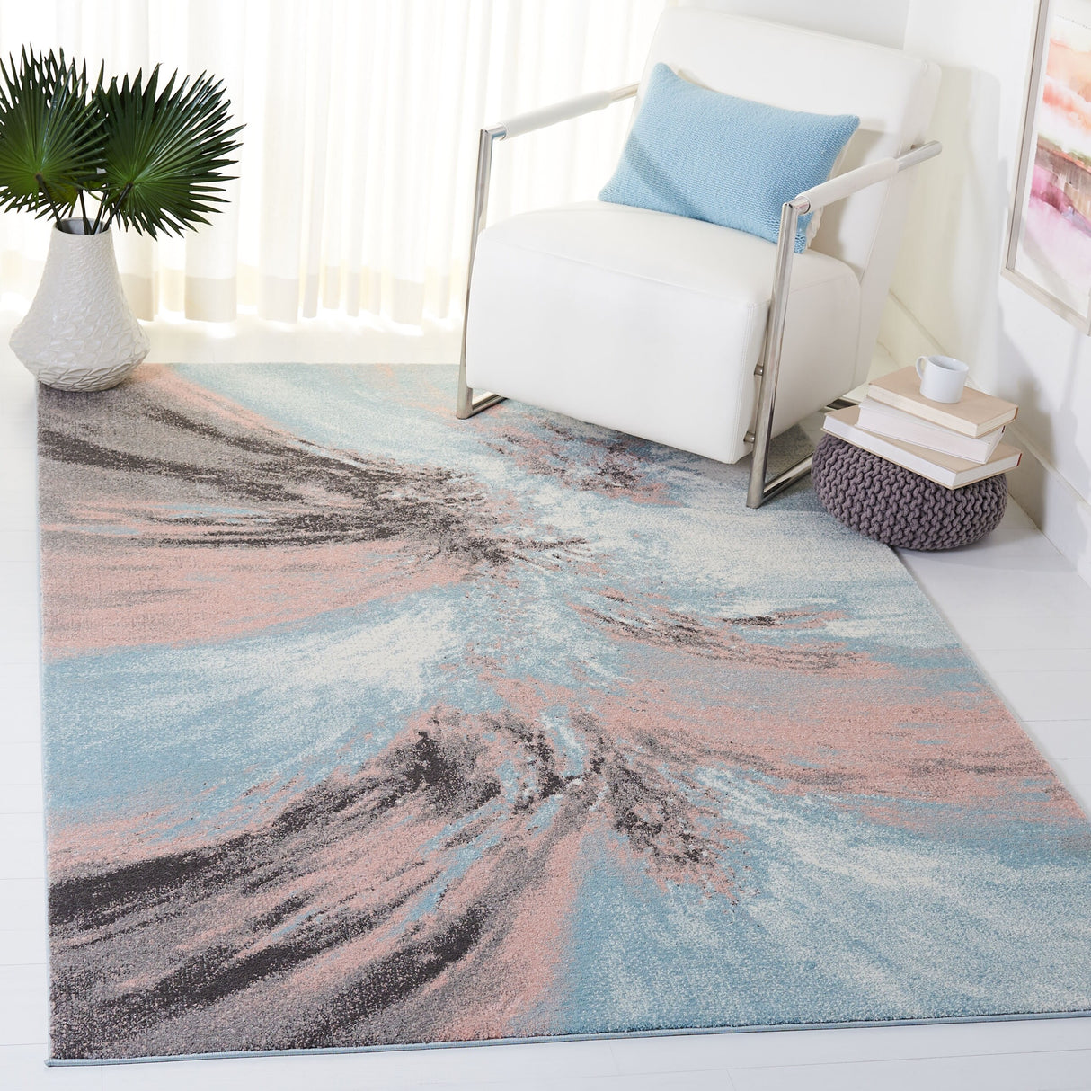 SAFAVIEH Glacier Neliha Modern Abstract Rug