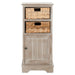 SAFAVIEH Golda Distressed Black Storage Cabinet - 15.9" x 11.8" x 35" - 16Wx12Dx35H