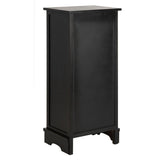 SAFAVIEH Golda Distressed Black Storage Cabinet - 15.9" x 11.8" x 35" - 16Wx12Dx35H