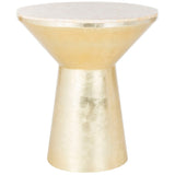 SAFAVIEH Grete Pink Champagne/ Gold Mosaic Top Round Side Table - 20.1"x20.1"x22.4" - 20Wx20Dx22H