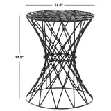 SAFAVIEH Gulcin Iron Stool - 14Wx14Dx18H