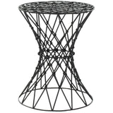 SAFAVIEH Gulcin Iron Stool - 14Wx14Dx18H