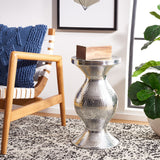 SAFAVIEH Gulen Small Hammered Stool Table - 12Wx12Dx22H